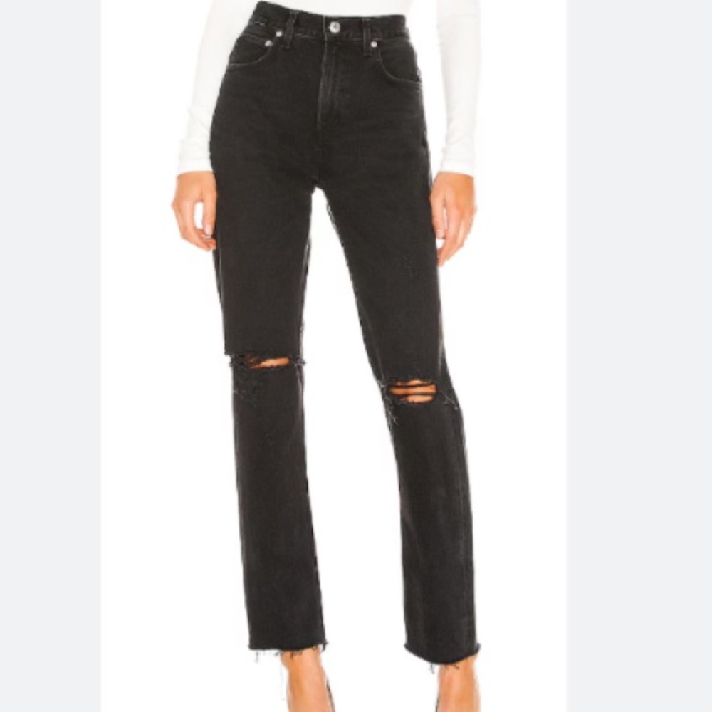 AGOLDE Cherie High Rise Straight Jeans